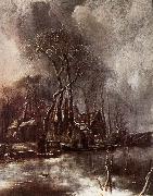 Winter Landscape Jan van de Capelle